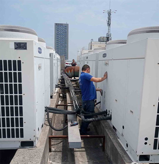 岳阳楼中央空调制热和不制冷系统维修方法